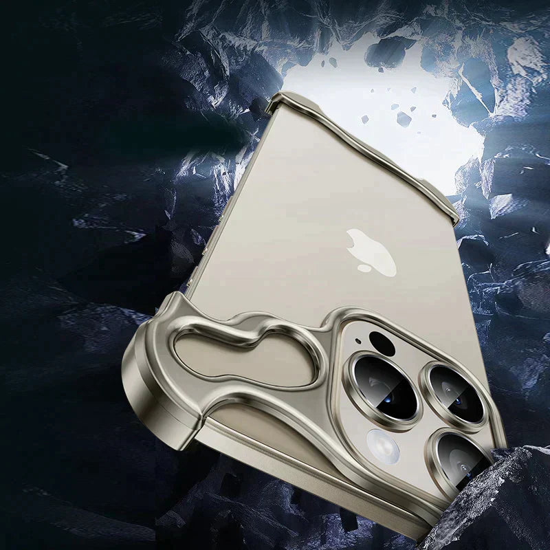 Aluminum Alloy Bumper Phone Case - Gray