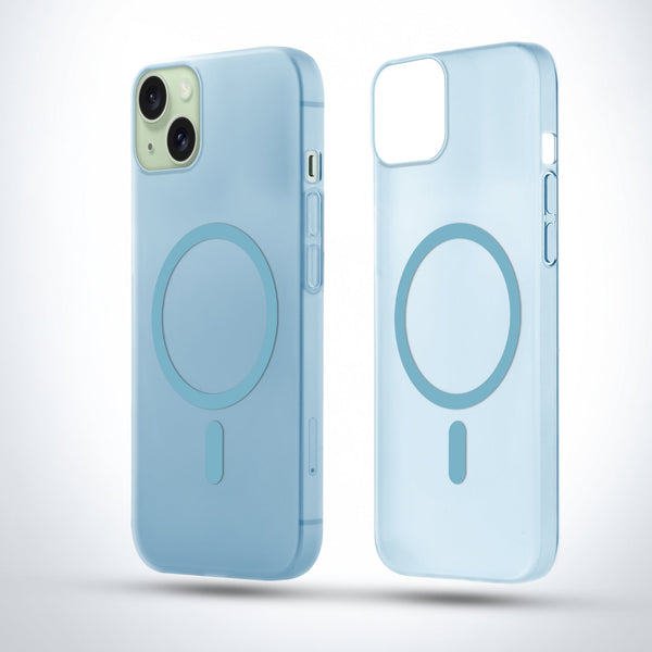 Frosted Slim Wireless Charging Support Case For Apple iPhone 15 Plus